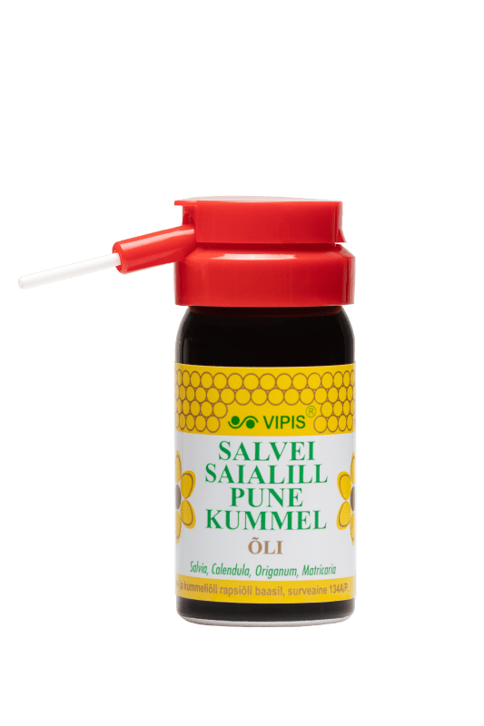 VIPIS SALVEI-SAIALILL-PUNE - KUMMEL ÕLI AEROSOOL 50ML