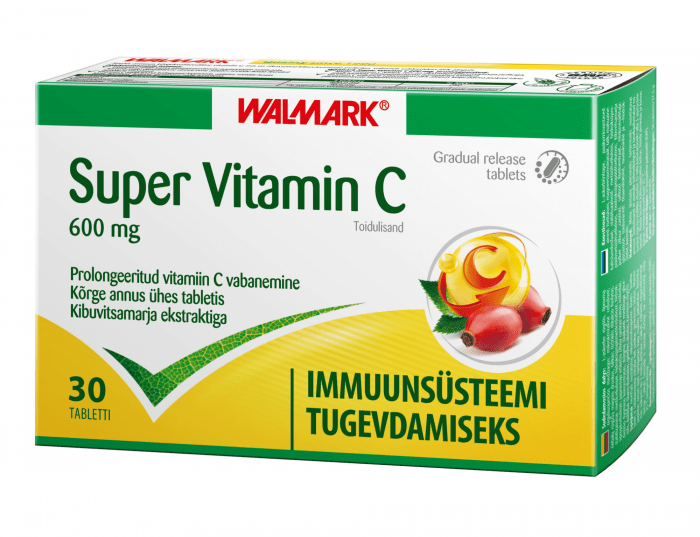 SUPER VITAMIN C PROLONG TBL 600MG N30