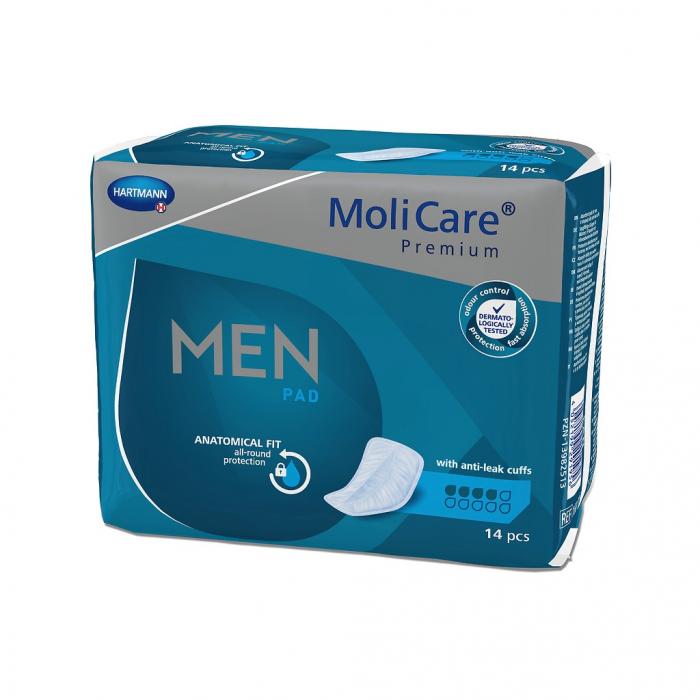 MOLICARE PAD MEN SIDE 4 TILKA (V-KUJULINE) (546ml) N14
