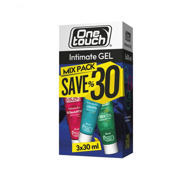 ONE TOUCH LUBRIKANT GEEL MIX PAKEND 30ML N3