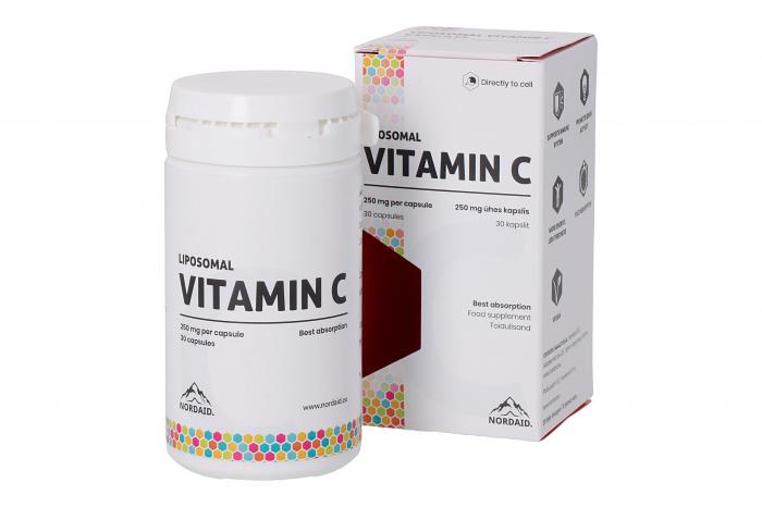 NORDAID LIPOSOOMNE VITAMIIN C KAPSLID 250MG N30