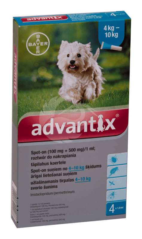 ADVANTIX TÄPILAHUS 500MG+100MG 1ML 1ML N4