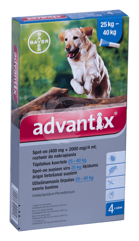 ADVANTIX TÄPILAHUS 500MG+100MG 1ML 4ML N4