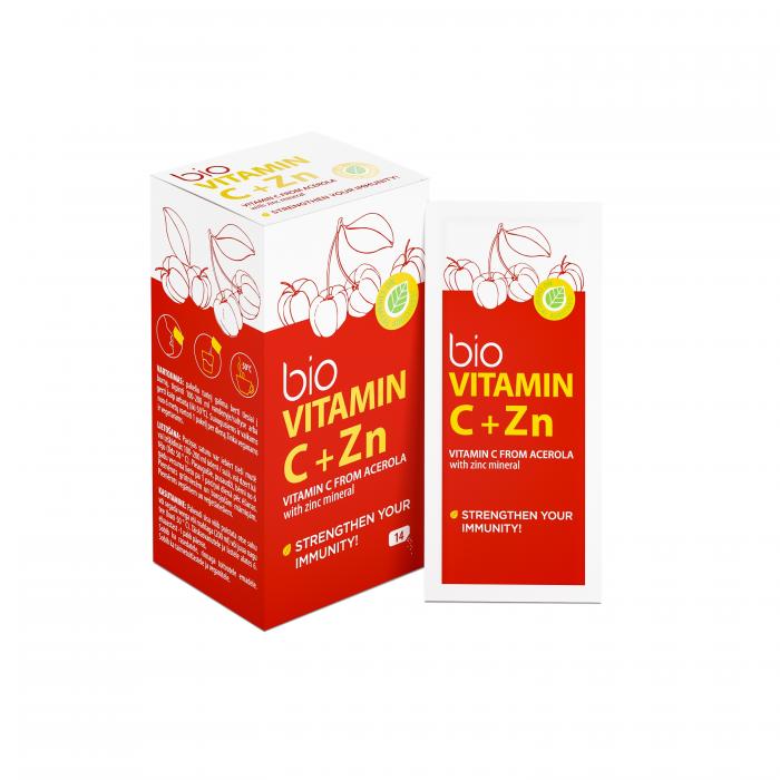 BIOVITAMIIN C+ZN LAHUSTUV PULBER N14