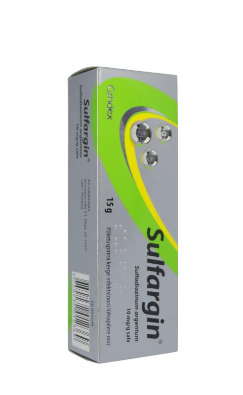 SULFARGIN SALV 10MG 1G 15G N1