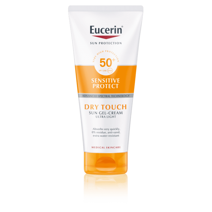EUCERIN SUN PÄIKESEKAITSE GEEL -KREEM SPF50+ DRY TOUCH 200ML