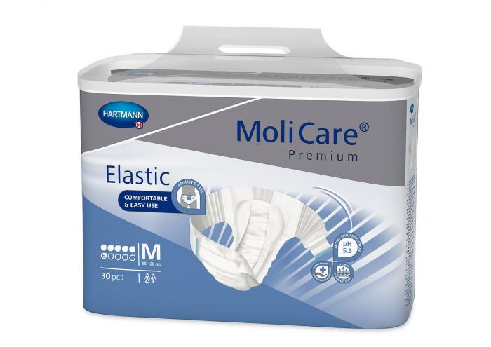 MOLICARE ELASTIC PÜKSMÄHE 6 TILKA M 85-120CM (2100ml) N30