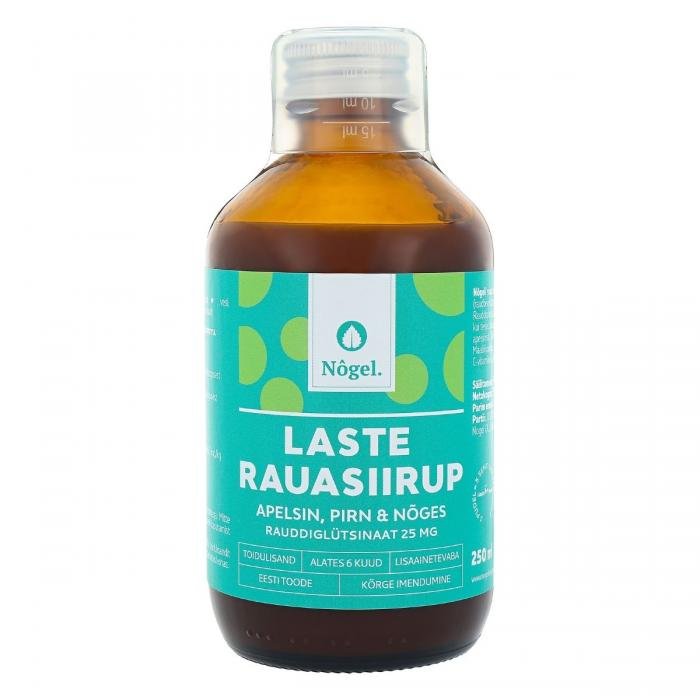 NÕGEL RAUASIIRUP LASTELE 250ML