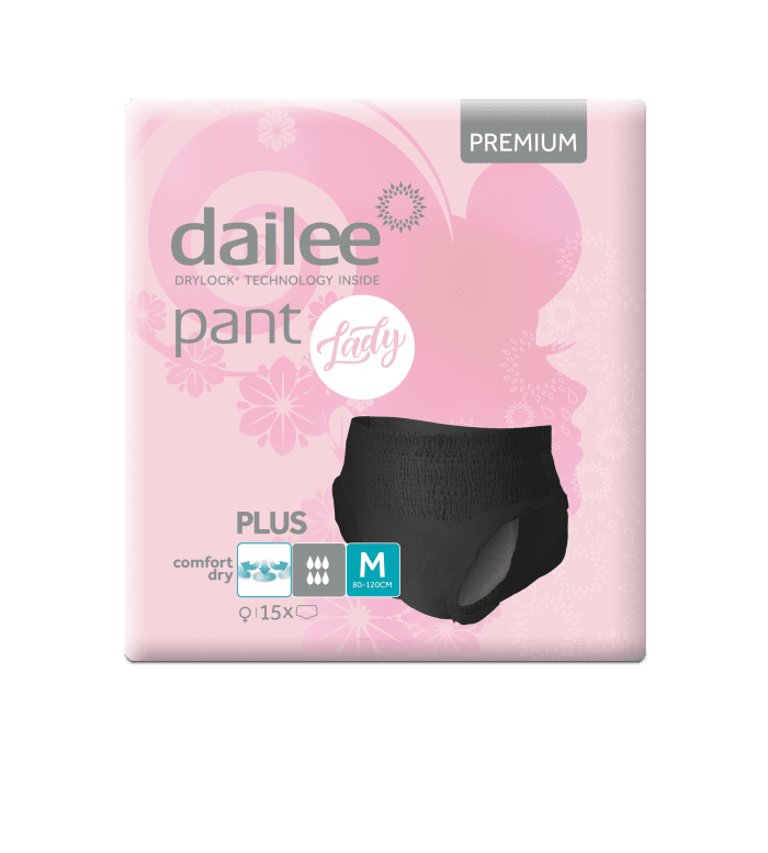 DAILEE PANT LADY PREMIUM IMAVAD PÜKSID PLUS M MUST 2030ML N15