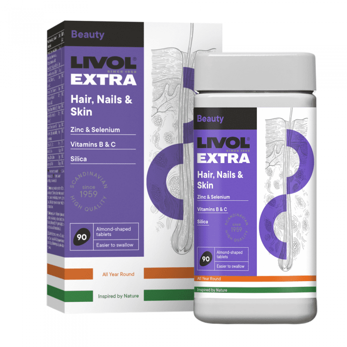 LIVOL EXTRA HAIR, NAILS, SKIN TBL N90