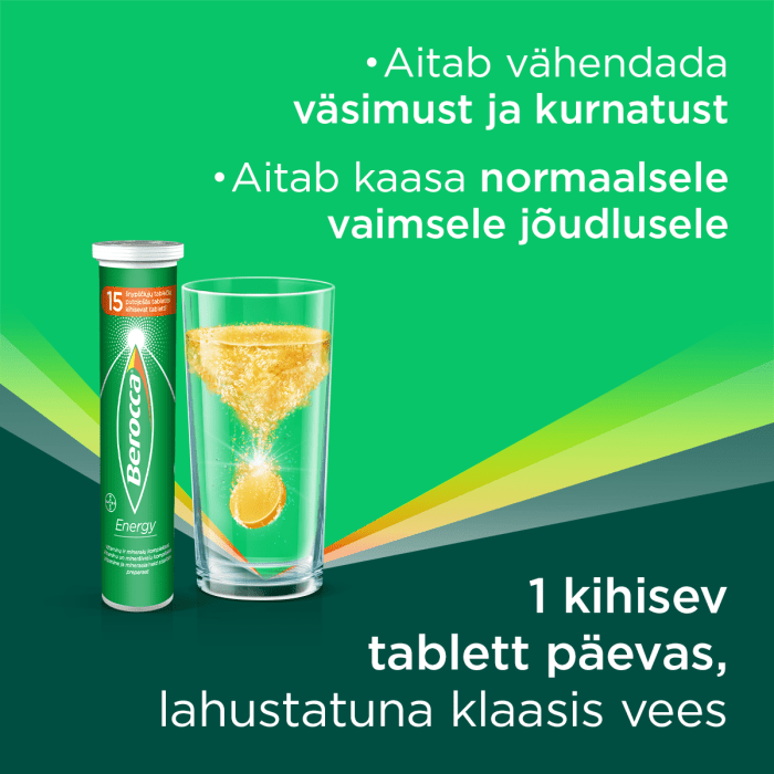 BEROCCA ENERGY KIHISEVAD TBL N15