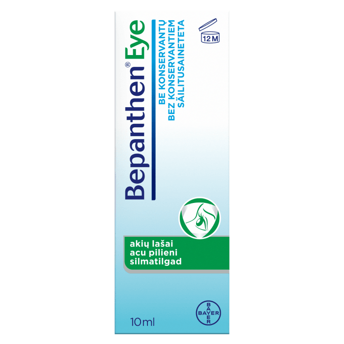 BEPANTHEN EYE SILMATILGAD 10ML