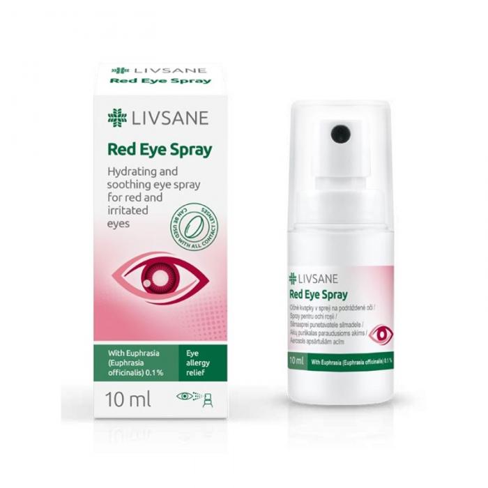 LIVSANE SILMATILGAD PUNETAV. SILMADELE SPREI 10ML