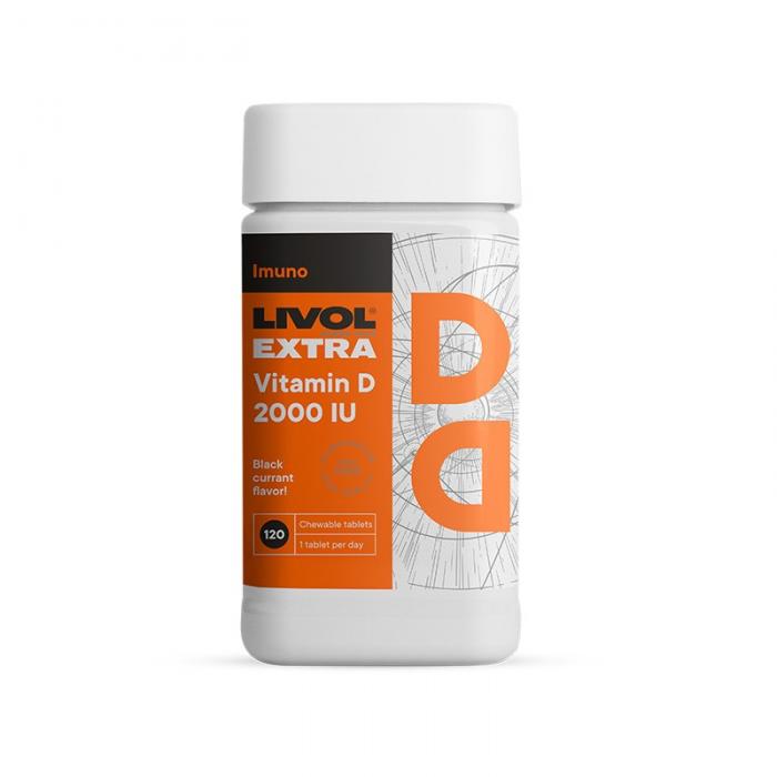 LIVOL Extra Vitamiin D 2000 IU N120
