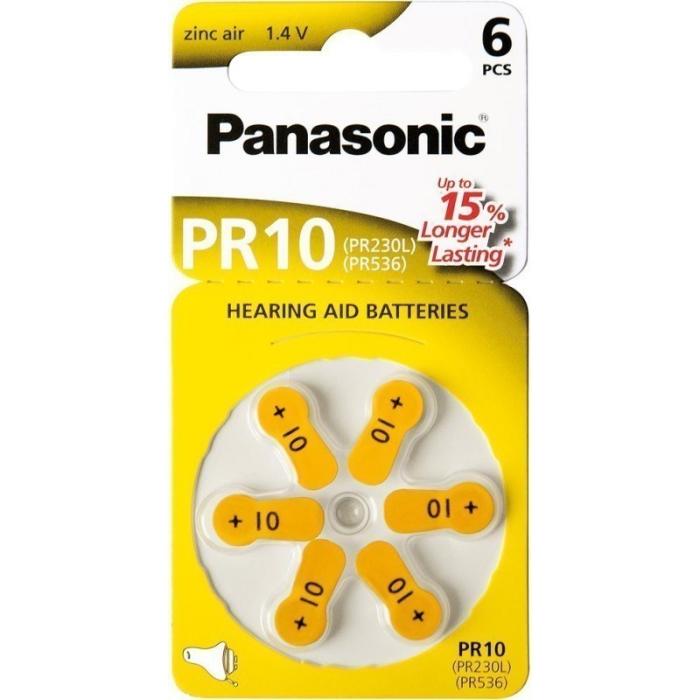 PANASONIC KUULDEAPARAADI PATAREI PR10L N6