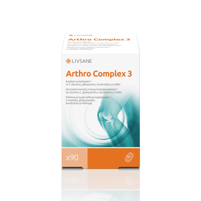 LIVSANE ARTHRO COMPLEX 3 TBL N90