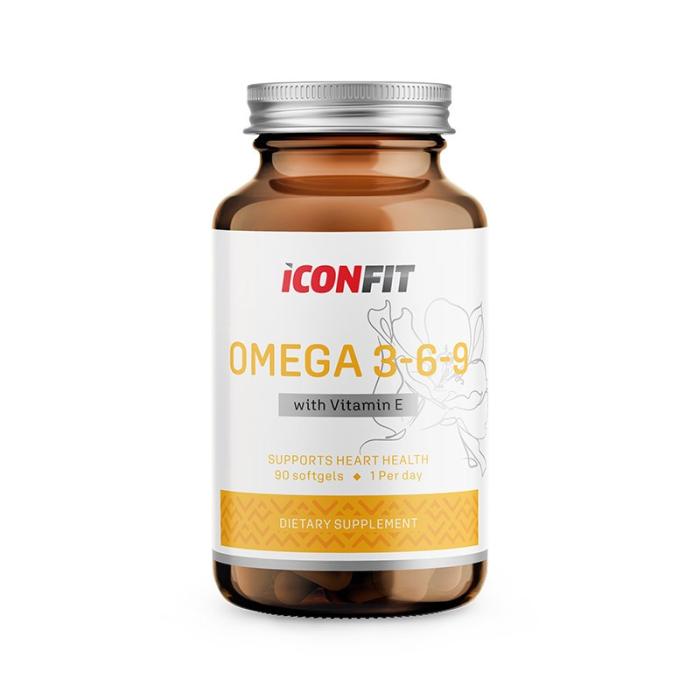 Iconfit Omega 3, 6, 9 + Vitamiin E kapslid N90