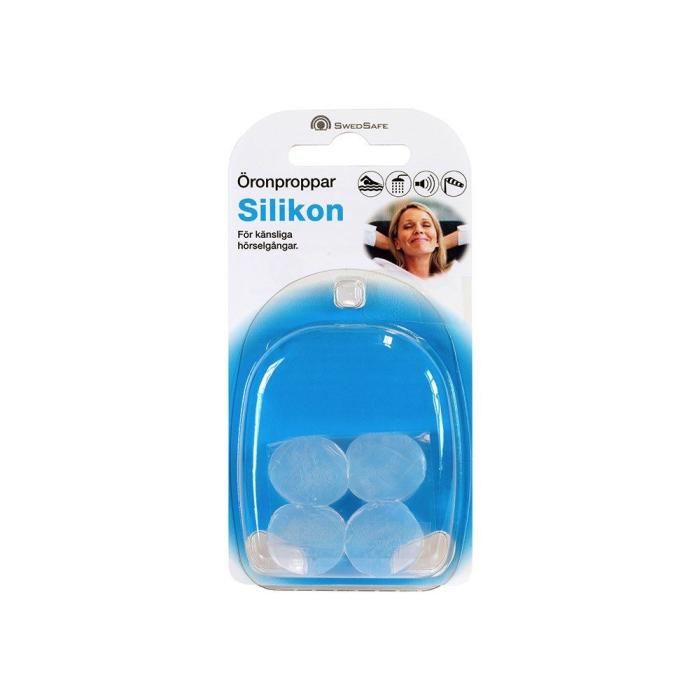 SWEDSAFE SILICONE KÕRVATROPID L LÄBIPAISTVAD 2PAARI