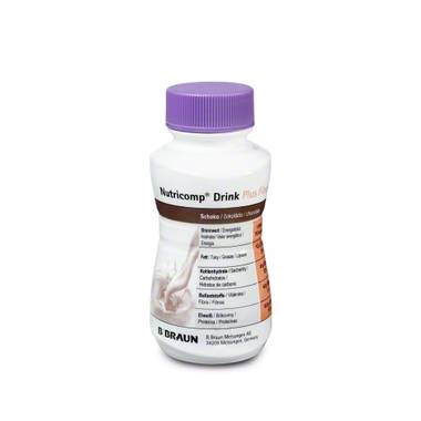 NUTRICOMP DRINK PLUS FIBRE RAVITOIT-JOOK SHOKOLAADI 200ML N4