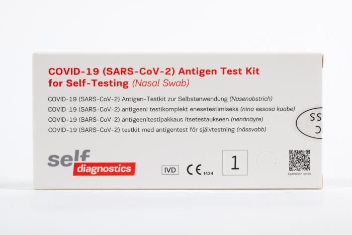 SARS-COV2 SELFDIAGNOSTICS ANTIGEENI KIIRTEST NINAST N1