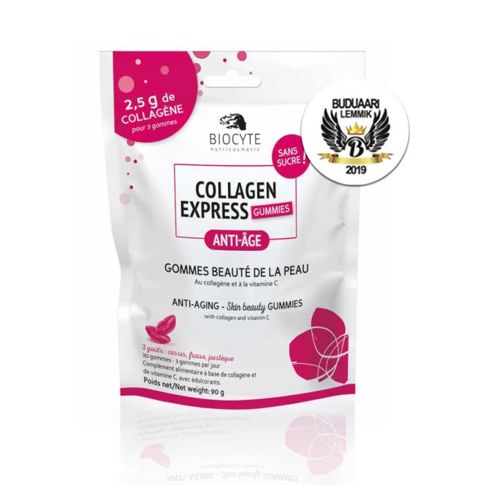 BIOCYTE COLLAGEN EXPRESS KUMMIKOMMID N30