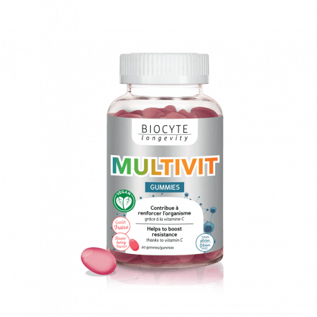BIOCYTE MULTIVITAMIINI KUMMIKOMMID N60