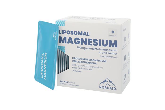 NORDAID LIPOSOOMNE MAGNEESIUM TSITRAAT GEEL 200MG N30