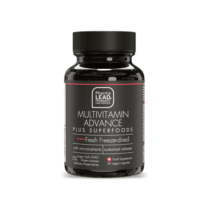 PHARMA LEAD MULTIVITAMIIN + SUPERTOIDUD KAPSLID N30