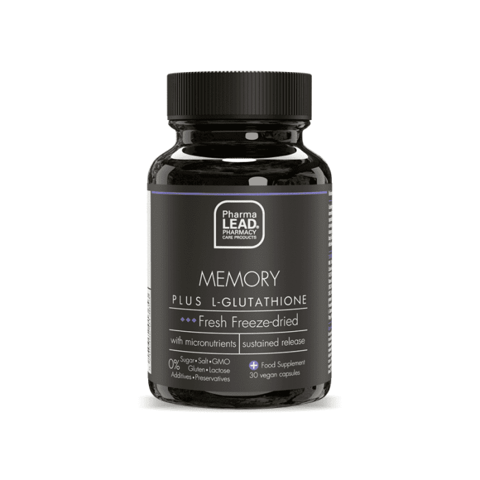 PHARMA LEAD MÄLU + L-GLUTATIOON KAPSLID N30