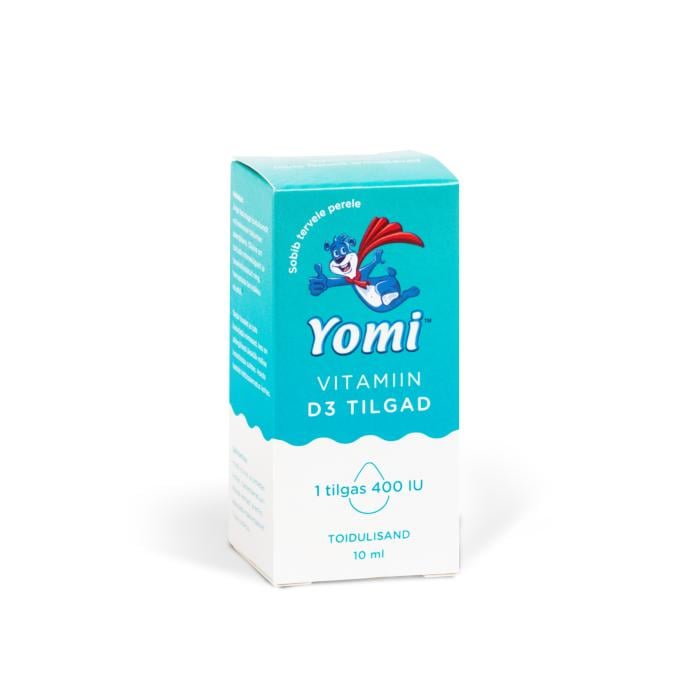 YOMI VITAMIIN D3 TILGAD 400IU/TILGAS 10ML	