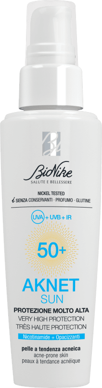 BIONIKE SUN AKNET PÄIKESEKAITSEKREEM SPF50+ 50ML