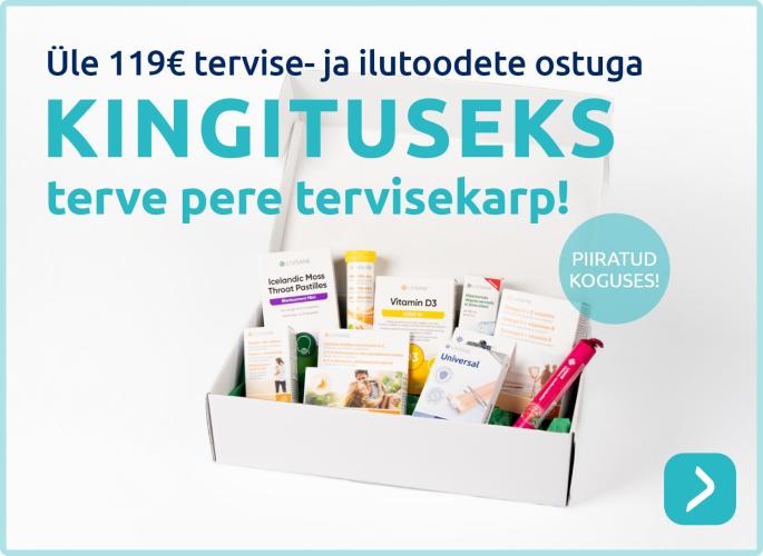Kingituseks tervisekarp.