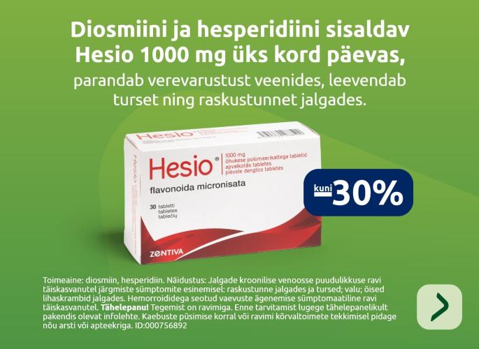 Hesio kuni -30%