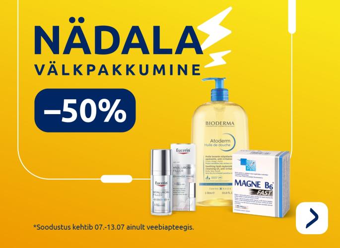 Nädala välkpakkumine -50%