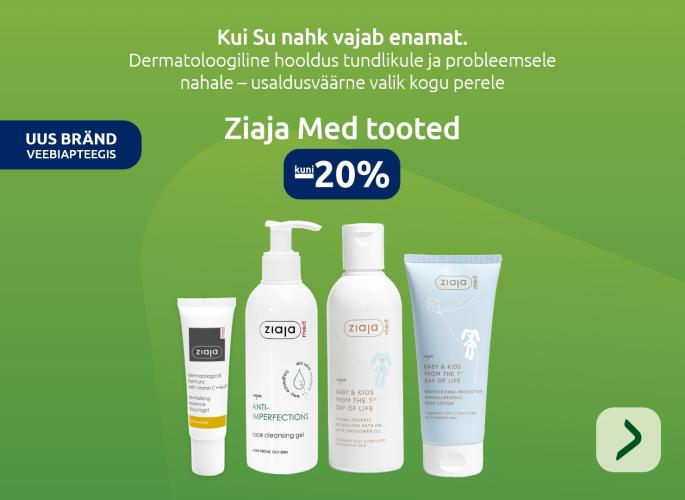 Ziaja Med tooted kuni -20%