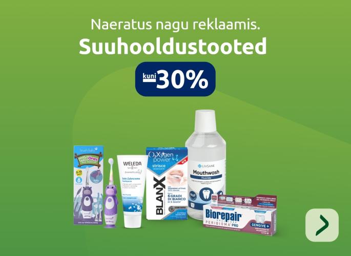 Suuhooldustooted kuni -30%