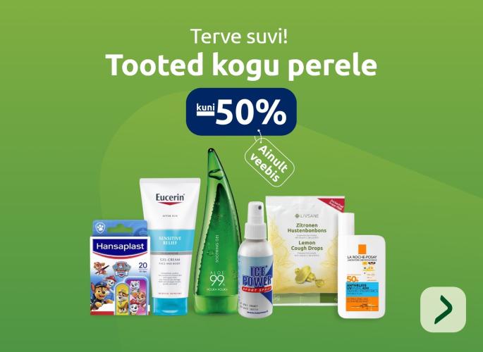 Tooted kogu perele kuni -50%