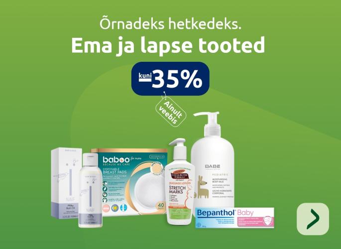 Ema ja lapse tooted kuni -35%