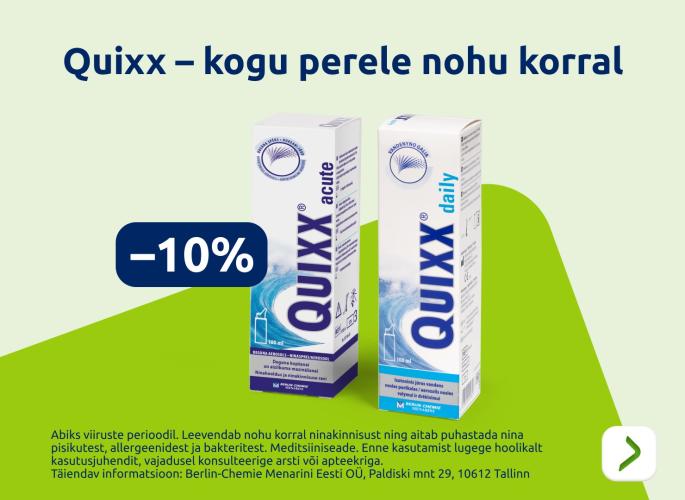 Quixx -10%