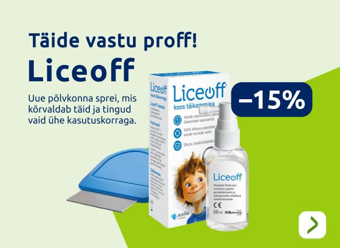 Liceoff -15%