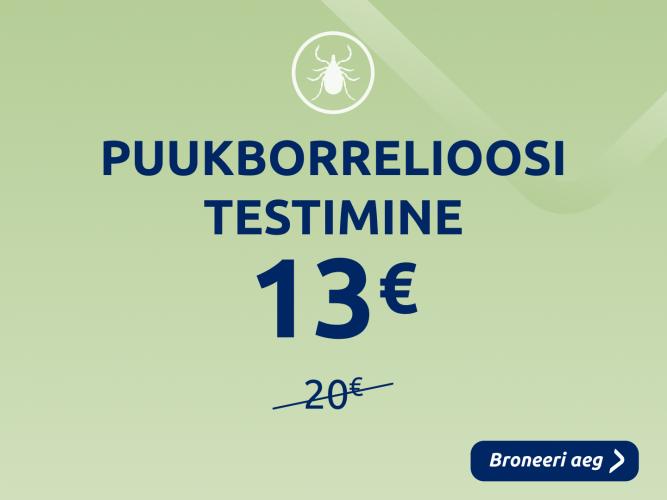 Puukborrelioosi testimine