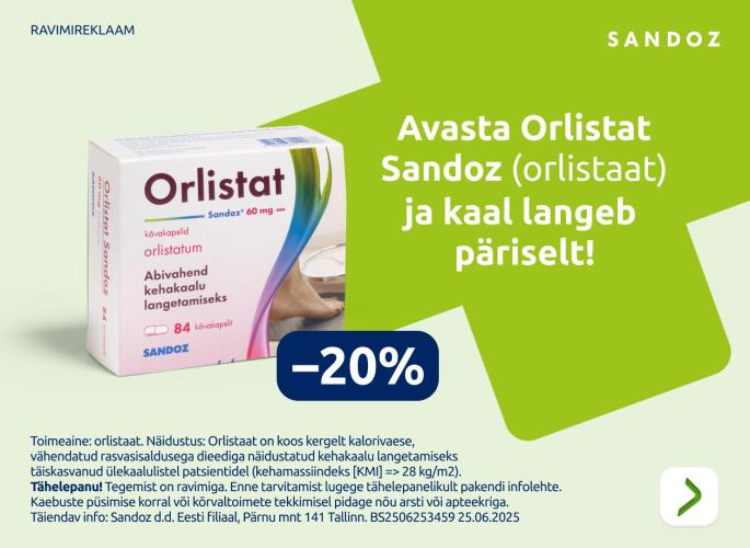 Orlistat -20%