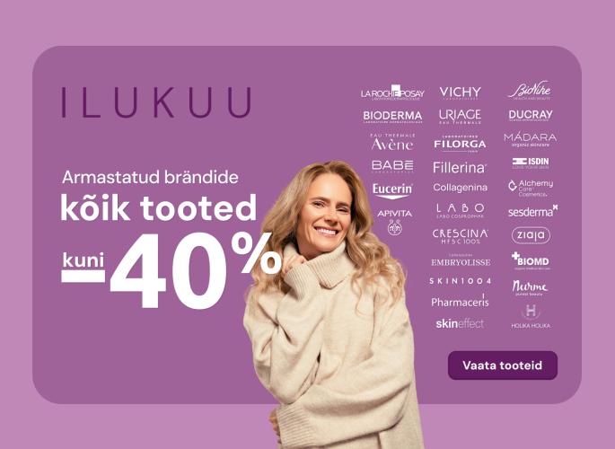 Ilukuu armastatud brändide kõik tooted kuni -40%