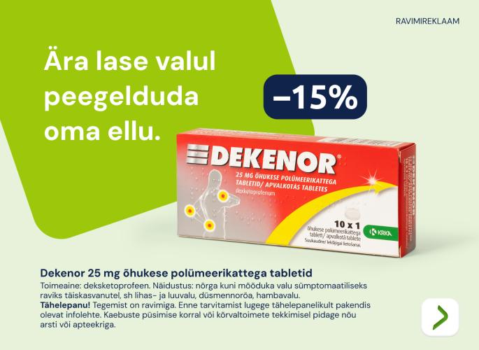 Dekenor -15%