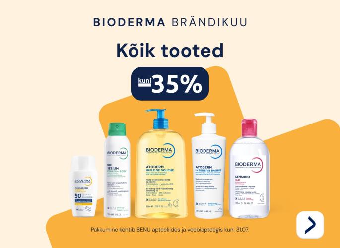 Bioderma kõik tooted kuni -35%