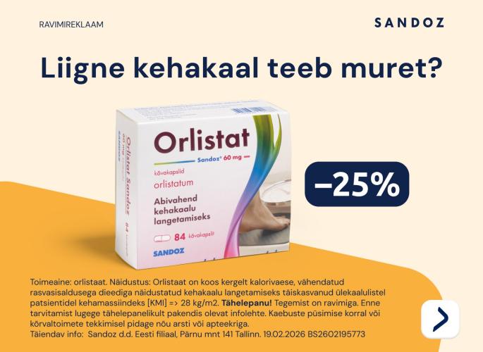 Orlistat -25%