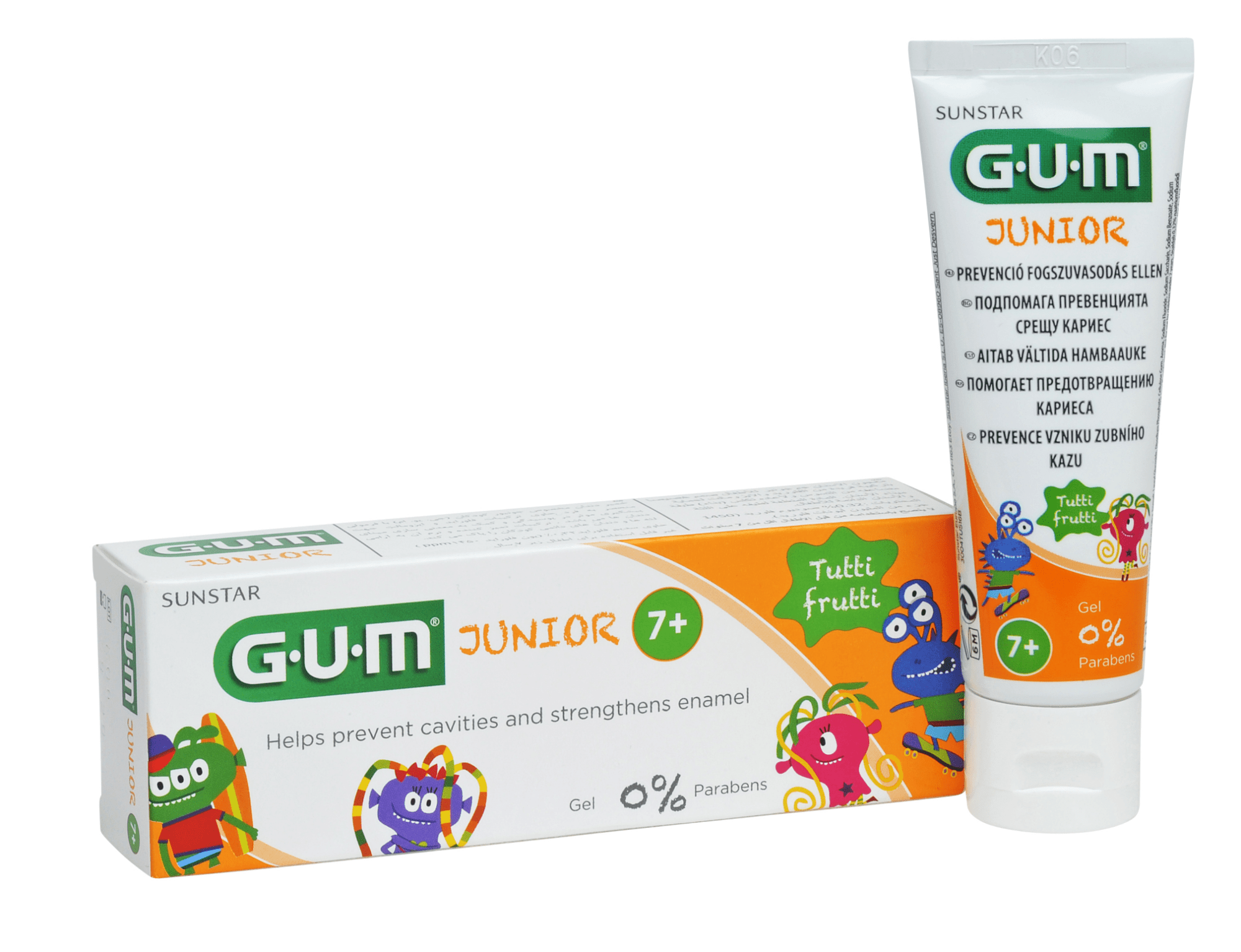 GUM JUNIOR TOOTHPASTE 50 ML N1 (SUNSTAR) BENU Veebiapt