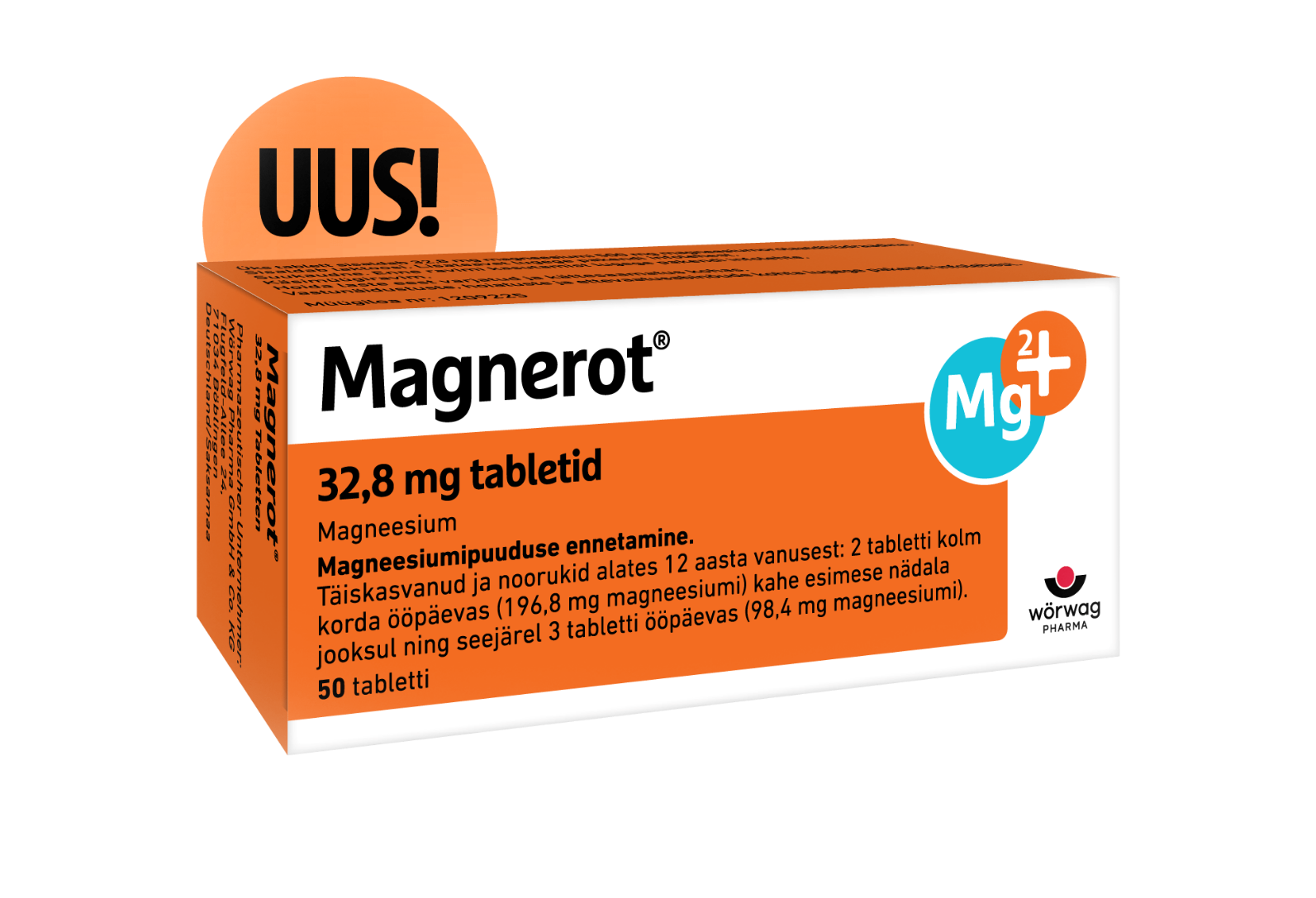 Magnerot 32,8 mg tabletid, 50 tabletti